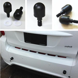 2 protectores anticolisión redondos para parachoques trasero de automóvil para Smart Fortwo - Imagen 1 de 6