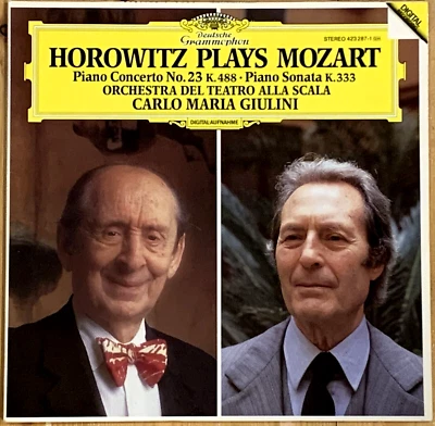 Horowitz plays Mozart Piano Concerto No.23 & Sonata K.333 Orig 1987 DGG LP MINT - Image 1 of 4