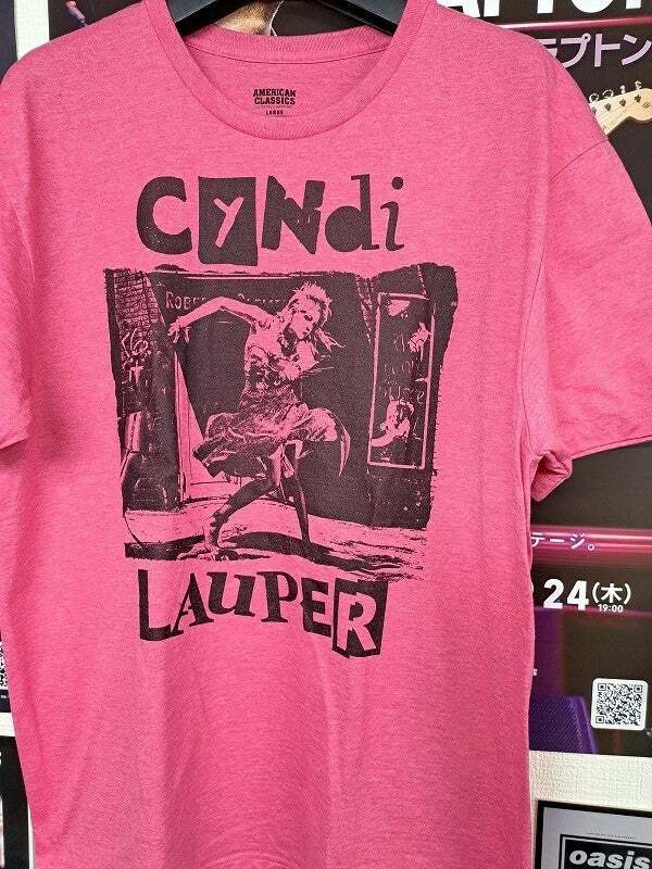 Cyndi Lauper T Shirt Music Retro style Men Women Pink tee NH18052 - Image 1 of 1