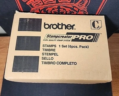 NEW Brother PR1850G6P 6-Pack Stamp Creator Pro Green Pre-inked Stamp Open Box - Image 1 of 4