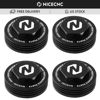 Tapa de válvula ajustadora de culata 4 piezas para Honda XR650L 93-25 XR600R 85-00 Foto 1 de 4