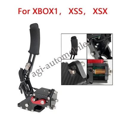 14Bit XSX XSS XBOX1 Handbrake for Racing Game Steering Wheel Stand G920 Black - Image 1 of 4
