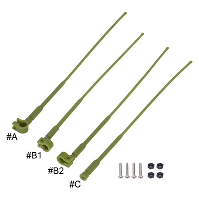 4PCS Nylon Simulation Antenna Decorative Signal Line for 1/8 1/10 RC Crawler DIY - Image 1 of 4