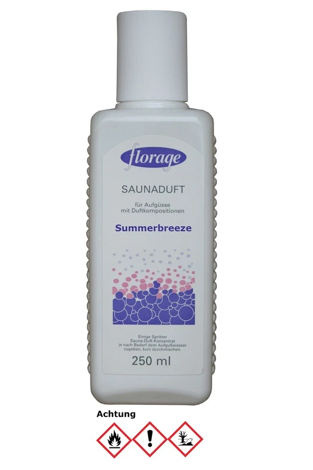 florage Saunaduft Konzentrat Summerbreeze 250ml SaunaDüfte Aufguss Aroma Zubehör