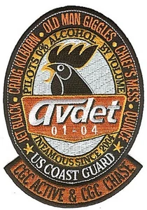 Parche AvDet 01-04 USCGC ACTIVE CHASE 2009 W4829 USCG Guardia Costera - Imagen 1 de 1