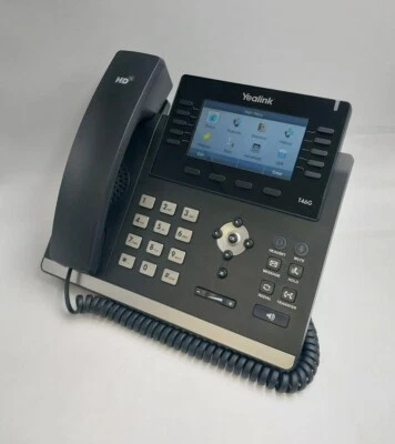 Yealink SIP-T46G Gigabit Display IP Phone Refurbished w/ Stands (8 in stock) - Image 1 of 4