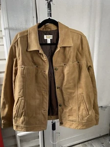 TALBOT Women's Pure Leather Jacket Color: Tan Size: XL - Picture 1 of 6