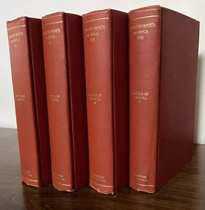 Nathaniel Hawthorne: Notes of Travel, all 4 Volumes, Complete, 1900 Edition HB - Picture 1 of 5