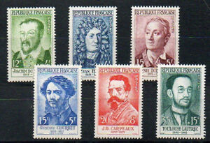 Série des timbres de France N° 1166 au 1175 Neuf **