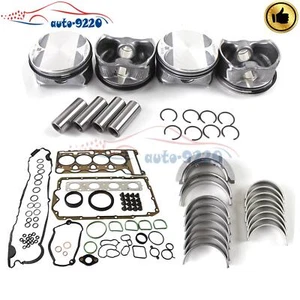 N46 2.0L Engine Rebuild Overhaul Kit Pistons & Rings Bearing Fits BMW 320i 520i - Bild 1 von 12