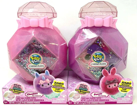 (2) Pikmi Pops Surprise! Cheeki Puffs Fuzzin The Bunny & Cheekles The Unicorn Cover