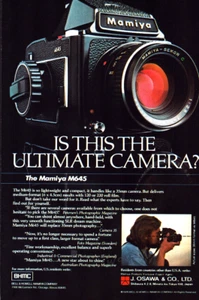 Mamiya Camera 35mm J. Osawa & Co. Ultimate Camera Japan Vintage Print Ad 1977 - Picture 1 of 4