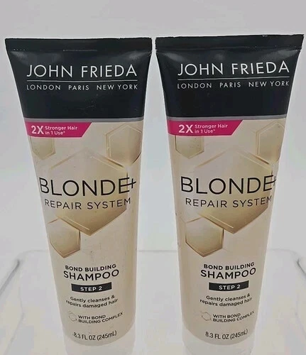 John Frieda Blonde+ Repair System Bond Building Shampoo 245ml 8.3 FL OZ Step 2 - Image 1 of 4