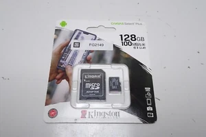 Kingston Brass Canvas Select Plus 128 Go microSDXC - SCELLÉ NEUF - Photo 1 sur 2