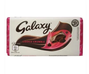 Galaxy Cookie Crumble & Milk Chocolate Block Bar 114g - Bild 1 von 1