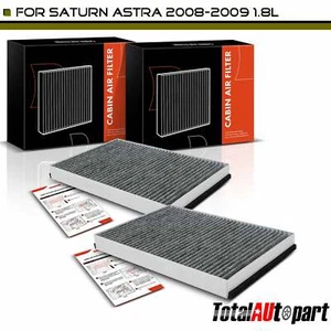 2x Activated Carbon Cabin Air Filter for Saturn Astra 2008-2009 1.8L Front Side - Bild 1 von 8
