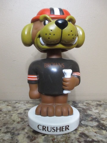Cleveland Browns Crusher Plastic Bobblehead - Gently Used Cover