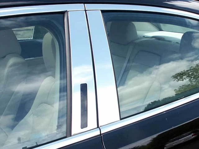 Stainless Chrome Pillar Posts 4PCS QAA Door Trim FOR Lincoln MKS 2009-2016 - Image 1 of 4