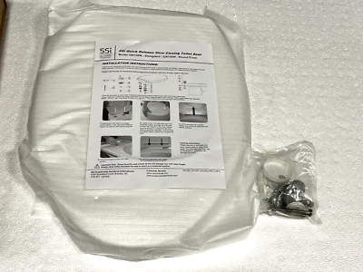 Caroma 326610W Caravelle Elongated Toilet Seat White #1963, or #1946.... L9