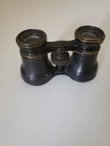 Vintage Opera Glasses Leather Incased Binoculars - Picture 1 of 4
