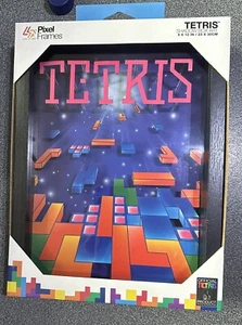 Pixel Frames - Tetris - Shadow Box Art - 9”x12” 23x30cm BREAND NEW - Picture 1 of 2