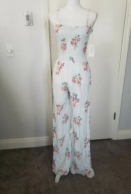 Blue Life Floral Jumpsuit Size S - Image 1 of 4