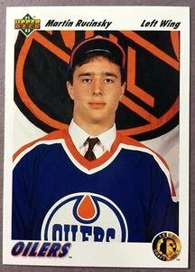 1991-92 Upper Deck 1991 Draft Choice #70 Martin Rucinsky Edmonton Oilers RC - Picture 1 of 1