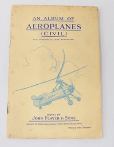 John Player Aeroplanes Civil Cigarette Card Album 1930s Aviation Full Set of 50 - Picture 1 of 11