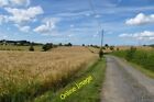 Photo 6x4 Barley near Lodge Farm Aberford The bridleway heads towards Tad c2013