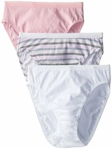 Fruit of the Loom Women`s 3 Pack Assorted Cotton Hi-Cut Panties - Picture 1 of 2