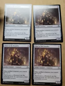 4x Magic the Gathering MTG Chief of the Foundry (225) Origins LP/NM Playset Lot - Picture 1 of 2