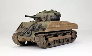 PreSale USMC M4a2 Late PTO Sherman Medium Tank WW2 1:35 Pro Built Model - Picture 1 of 21