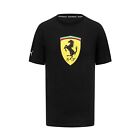 2024 Ferrari F1 Mens Shield T-shirt black size M