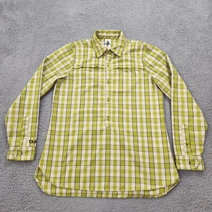 Burton Shirt Mens Large Dryride Cool Flavors Poly Flannel Popover Outdoor Vented - Picture 1 of 14