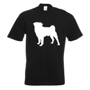 Mops Hundrasse Pug Carlin T-Shirt Motiv bedruckt Funshirt Design Print - Bild 1 von 19