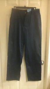 Basic Editions,  Boy's Husky Flat Front Pants, Size 16, Blue, Uniform,  NWT  - Picture 1 of 3