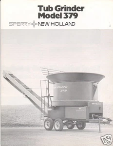Farm Equipment Brochure - New Holland - 379 - Tub Grinder - c1975 (F2703) - Picture 1 of 1