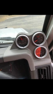 3 Gauge Dash Mount to suit GQ Patrol 3 x 52 mm PAINTED Factory Grey Aussie made - Picture 1 of 1