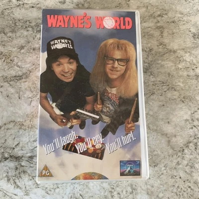 Waynes World (VHS) 1992 Mike Myers, Dana Carvey, Rob Lowe Comedy Cult Classic - Image 1 of 3