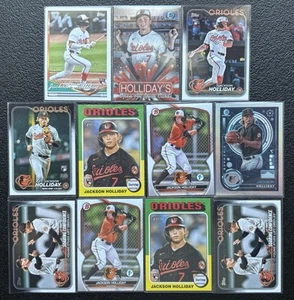 Lotto 11x JACKSON HOLLIDAY Rookie RC! Aggiornamento serie Topps 2024 e altro! *Orioles - Foto 1 di 1