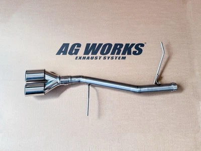 Terminale scarico libero Ford Fiesta 1.0 Ecoboost 1.5 Tdci MK7 MK8 - AG Works - Immagine 1 di 4