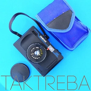 LOMO SMENA-35 Mint NOS 35mm Film Camera T-43 4/40 Lens Blue Case USSR LOMOGRAPHY - Picture 1 of 21