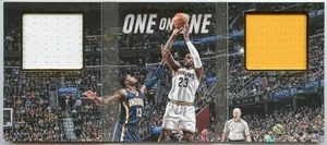 2015-16 Panini Preferred Lebron James Paul George One on One Booklet Jersey /99 - Picture 1 of 2