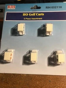 Carros de golf Rock Island Hobby escala HO 32110 (paquete de 5) HH - Imagen 1 de 2