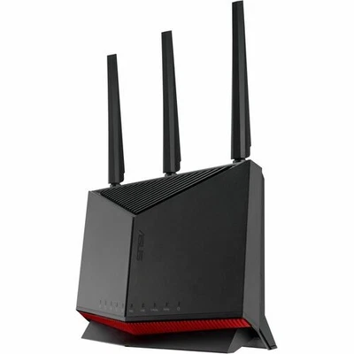 Asus RT-BE86U Wi-Fi 7 IEEE 802.11 a/b/g/n/ac/ax/be Ethernet Wireless Router - Image 1 of 4