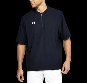 Under Armour Herren Triumph Cage Storm lose Kurzarm Viertelreißverschluss Größe Large - Bild 1 von 7
