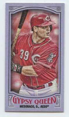 Topps Gypsy Queen #107 Devin Mesoraco 2016 mini púrpura Cincinnati Reds/250 Foto 1 de 2