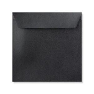 155 x 155 Slate Grey Square Pearlescent Envelope | Peel/Seal | Straight Flap - Picture 1 of 3