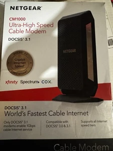 NETGEAR CM1000 Ultra-High Speed Cable Modem DOCSIS 3.1 - Afbeelding 1 van 5