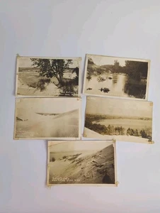 RPPC Silver Lake Michigan Lot of 5 Vintage Photograph - Bild 1 von 5